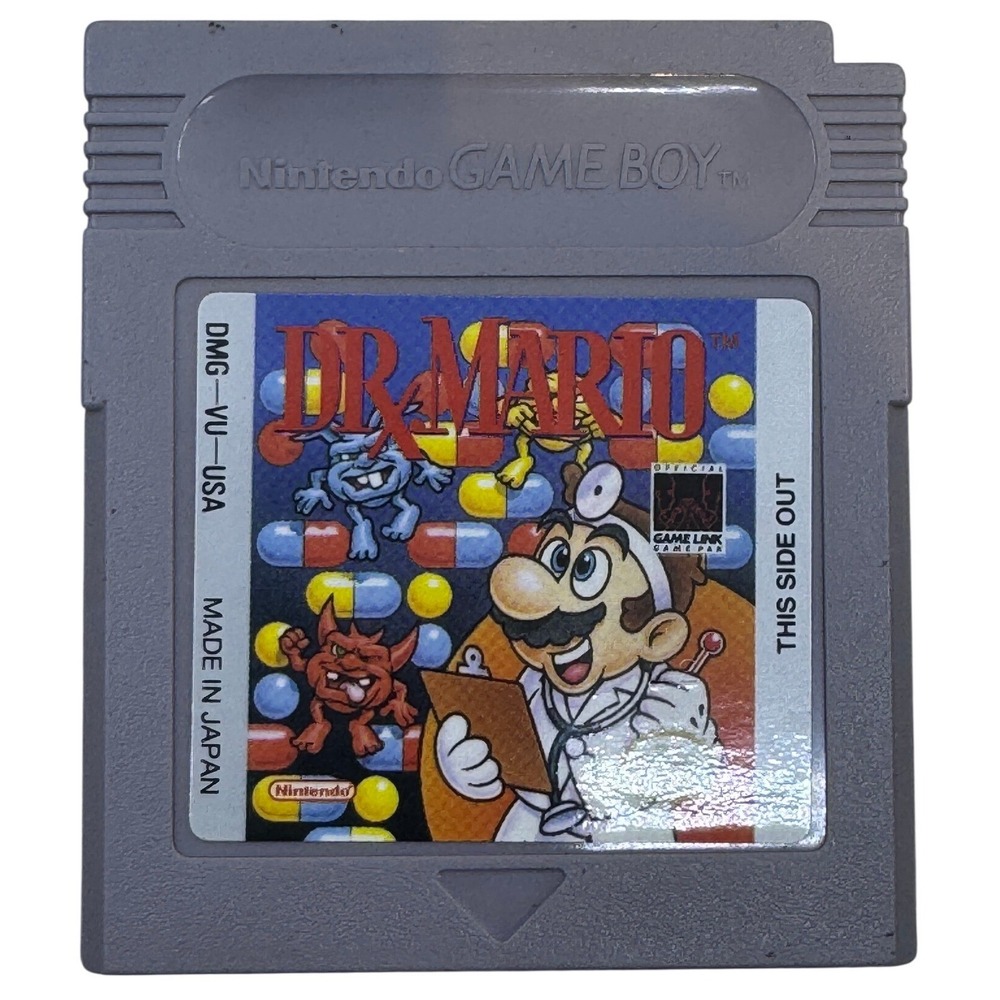 Nintendo Game Boy Dr Mario DMG-VU-USA Video Game Cartridge